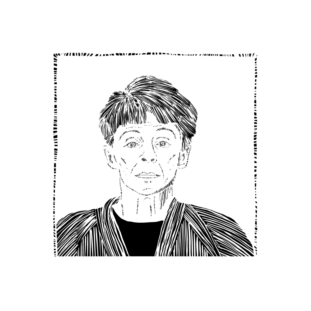 An illustration of Linda Gillman.